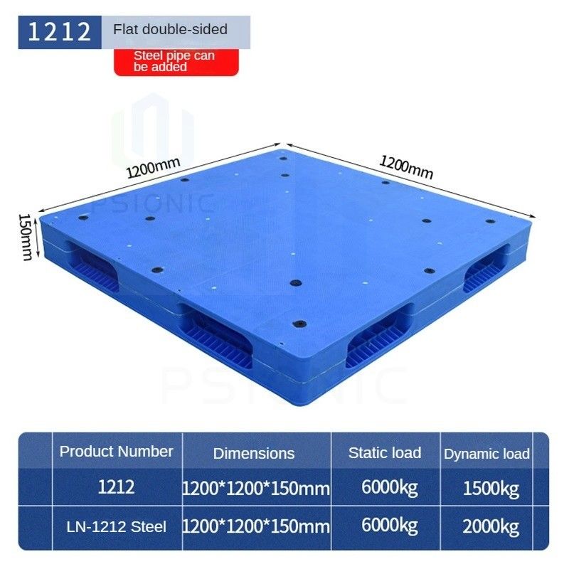 1200x1200x150mm Heavy Duty Plastic Pallet with Smooth and Uniform Surface FOB Xiamen CIF Workable