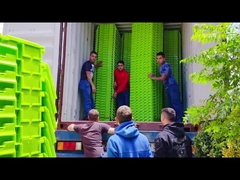 Logistics Công nghiệp Khai chứa nhựa Bốn giác cho chuỗi cung ứng bền vững