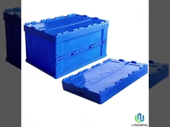 62 Ltr Blue Plastic Folding Crates Box, Các thùng chứa nhựa gấp
